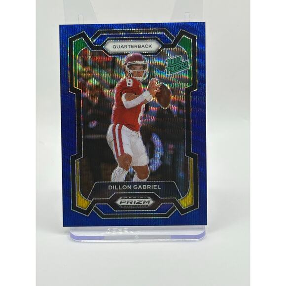 2024 Panini Prizm Draft Picks Dillon Gabriel Rated Prospect Blue Wave Prizm /249 - Picture 1 of 2